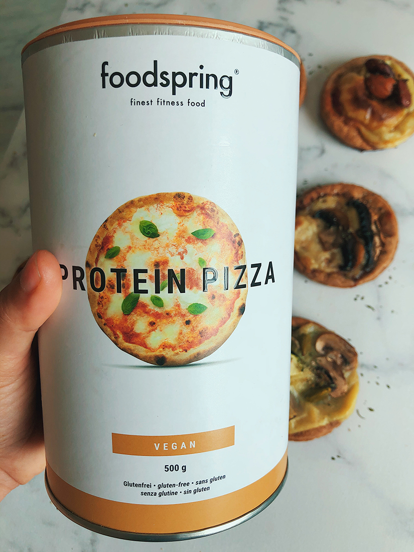 Recetas: mini pizzas proteicas veganas con queso de patata.