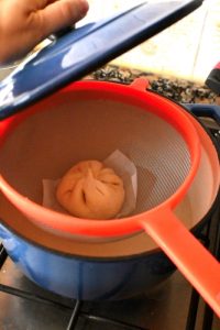 Pan bao al vapor sin vaporera.